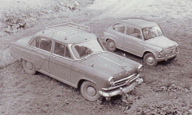 1957 GAZ 21 - Volga and 1956 FIAT 600